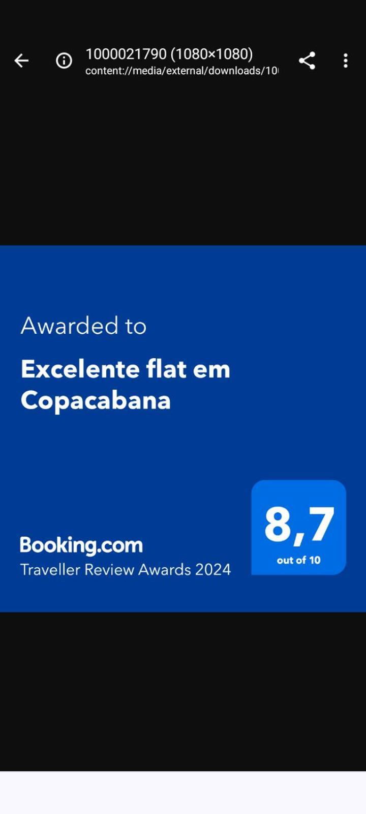 Excelente Flat Em Copacabana ริโอเดจาเนโร ภายนอก รูปภาพ